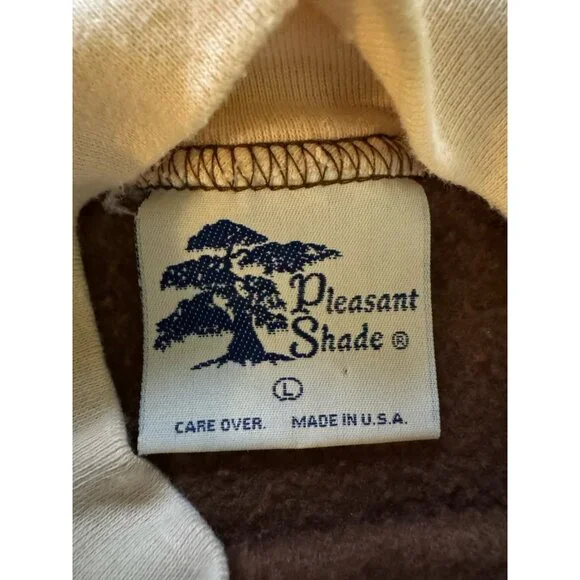 Pleasant Shade Women Size Large‎ Teddy Bear Puppy Grandma Sweater Mock Neck USA - Picture 3 of 10